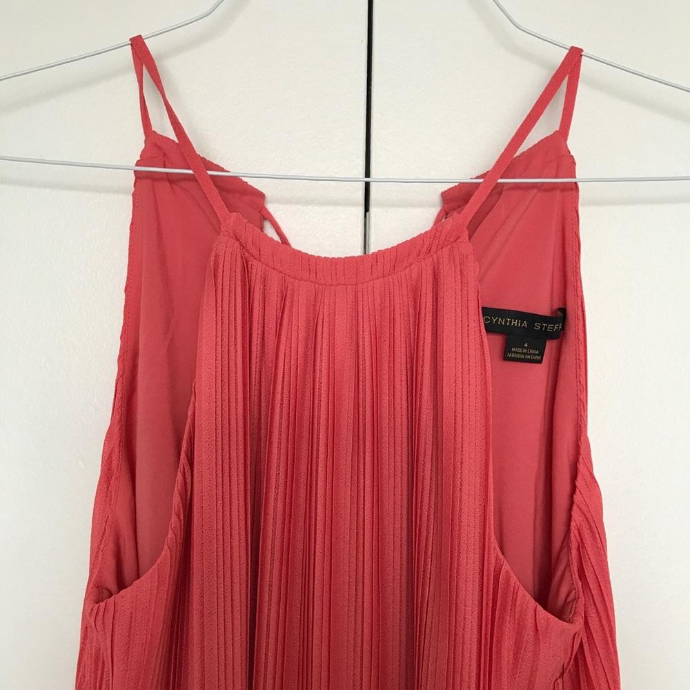 Flowy pleaded summer dress - Picture 2 of 8